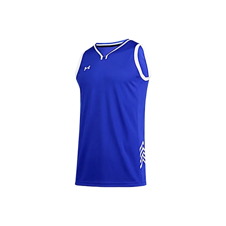 Under Armour Basketball Jerseys Men Royal Blue-0