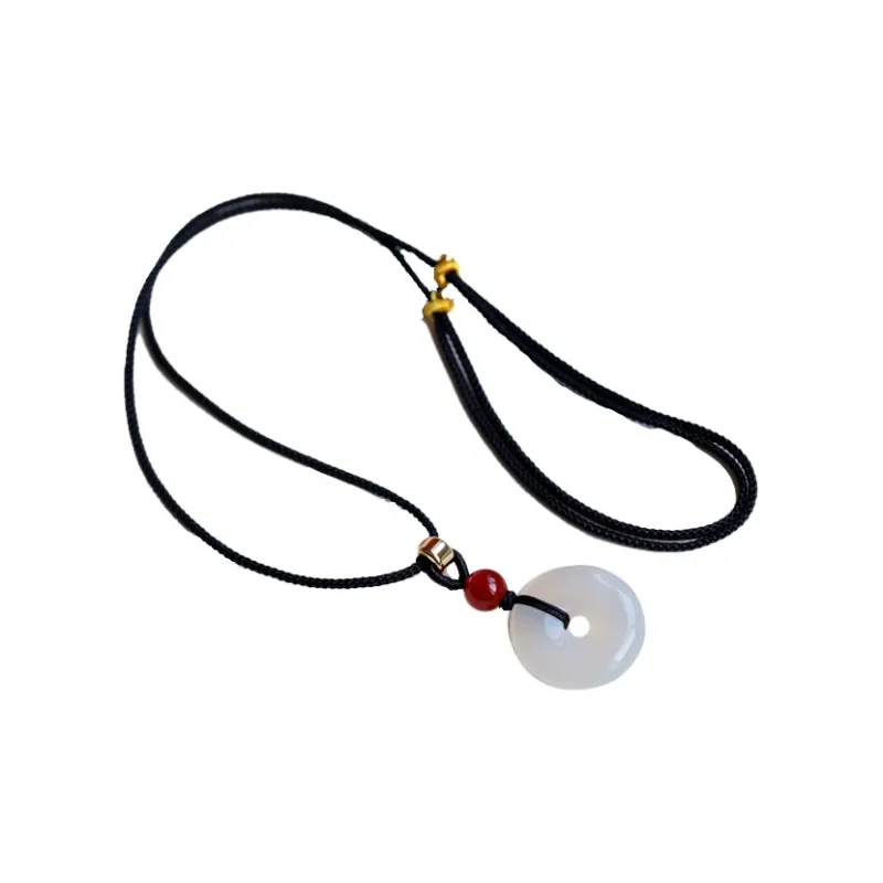 The Years Are Quiet Chalcedony Pendants Unisex-0