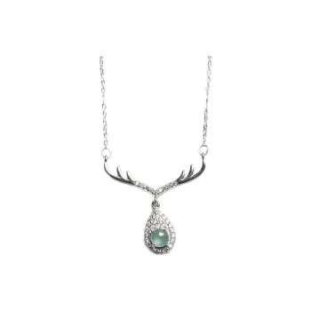 PUPAN Ice Glutinous Jadeite Necklaces Women's