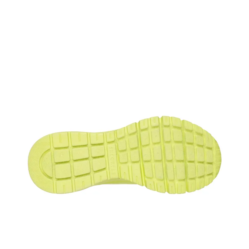 Skechers Uno Flex Spring On Air Anti Slip Wear Resistant Low Top Casual Shoes Women's Yellow-5