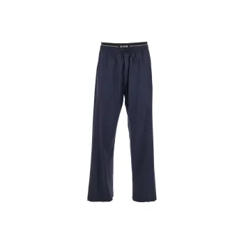 MSGM Logo Waistband Drawstring Trousers
