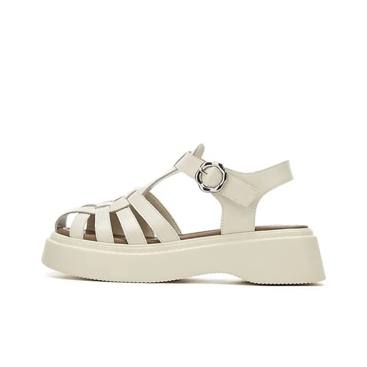 DAPHNE Roman Sandals Medium Heel Women's-3