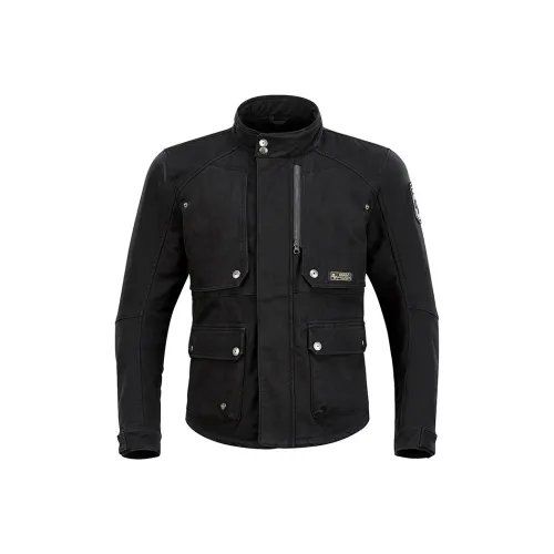 Duhan Windproof Motorcycle Khakic Stand up Collar Jacket Men
