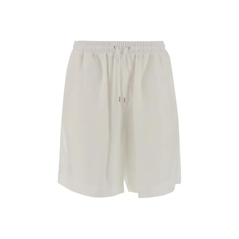 GIORGIO ARMANI Casual Shorts Men Gray White-0