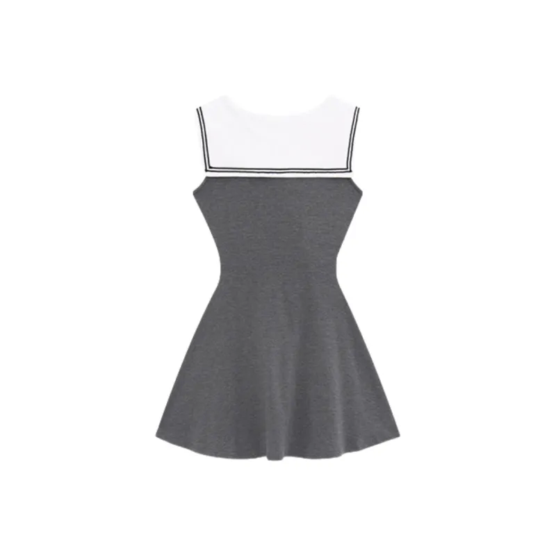 YGPRW Sleeveless Dress Women's Heather Gray-1