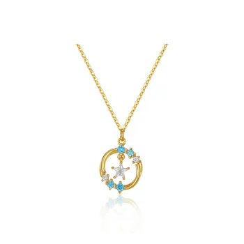 OGDAID S925 Silver Necklaces Women's