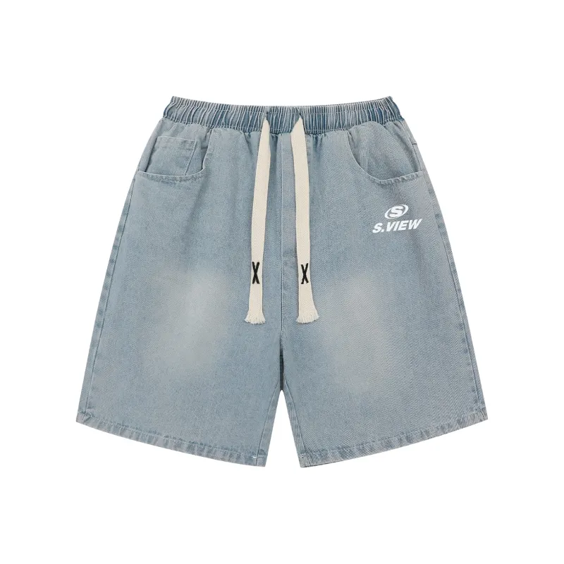 S.view Denim Shorts Unisex-0