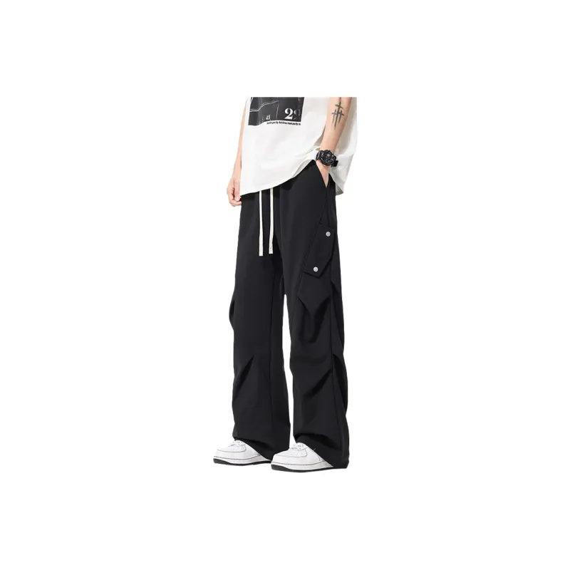 FASTFISH Casual Pants Unisex White-7