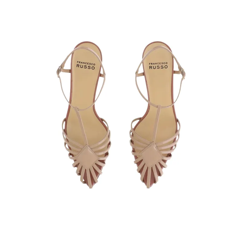 FRANCESCO RUSSO Cage Sandals Women's-3