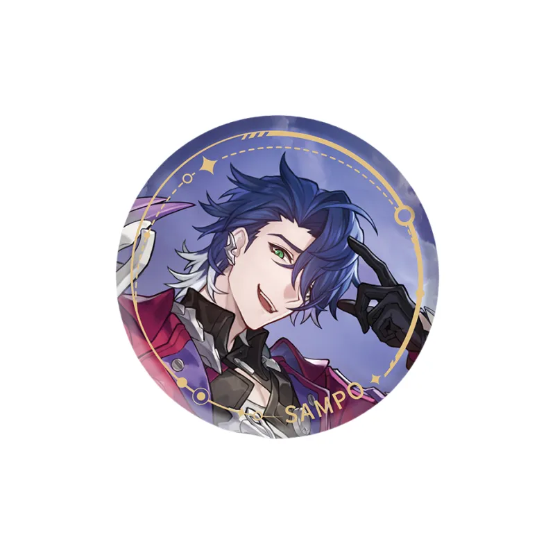 MIHOYO Honkai Star Rail, Character Illustration Collection Tinplate Badge, The Path Of The Void IP Merch-6