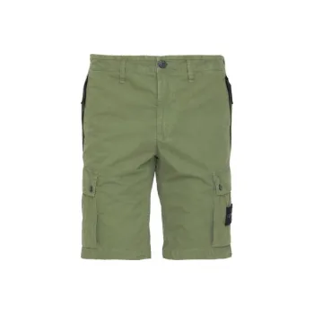 STONE ISLAND Casual Shorts Men Green