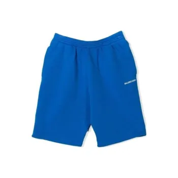 Balenciaga SS23 Casual Shorts Loose Fit Style Men's Blue
