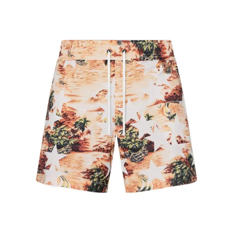 AMIRI Casual Shorts Men Orange-0