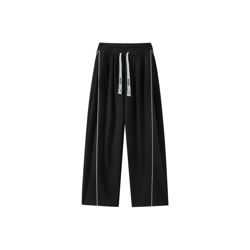 WKOOG Casual Pants Unisex Black-0