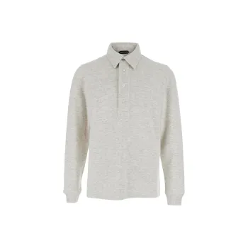 TOM FORD Polo Shirts Men Gray