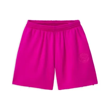 Balenciaga SS22 Casual Shorts Regular Fit Men's Rose Red