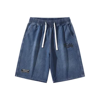 Teddy Bear Collection Denim Shorts Unisex