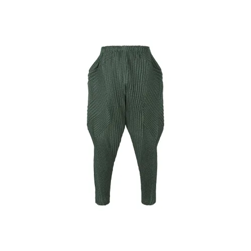 ISSEY MIYAKE A-Poc Able Issey Miyake Casual Pants Men's Green