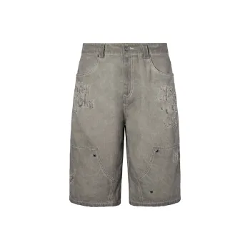 ROCAWEAR Denim Shorts Unisex Gray