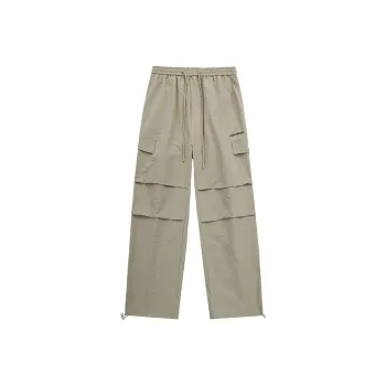 MIIRACER Casual Pants Unisex Dark Red