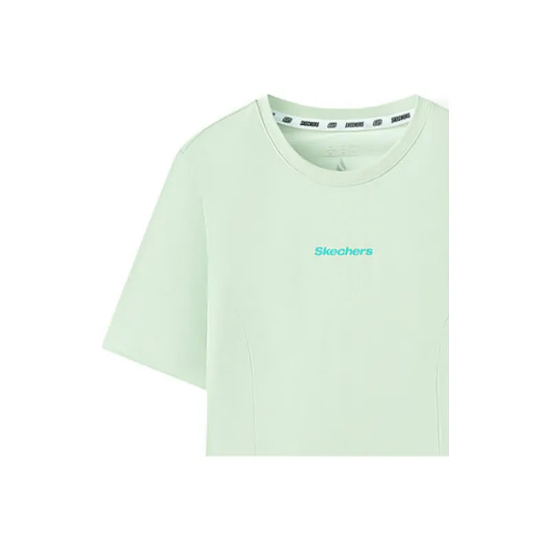 Skechers Sports Life Collection SS25 T Shirt Women's Lily Green-2