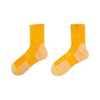 LiNing Running Collection Mid Calf Socks Unisex 1 Pack Chamomile Yellow