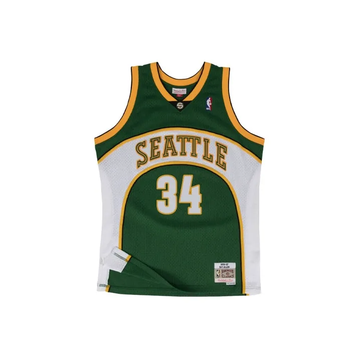 Mitchell Ness Basketball Jerseys Men Green-0