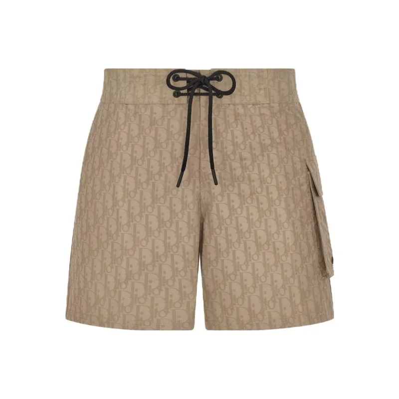 DIOR FW23 Swimming Shorts Men's Beige-0