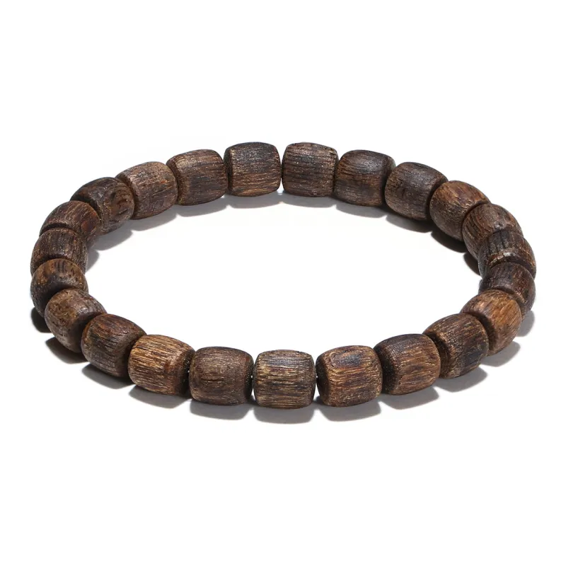PUTUOSHANWENCHUANG Fragrance Agarwood Bracelets Unisex-0