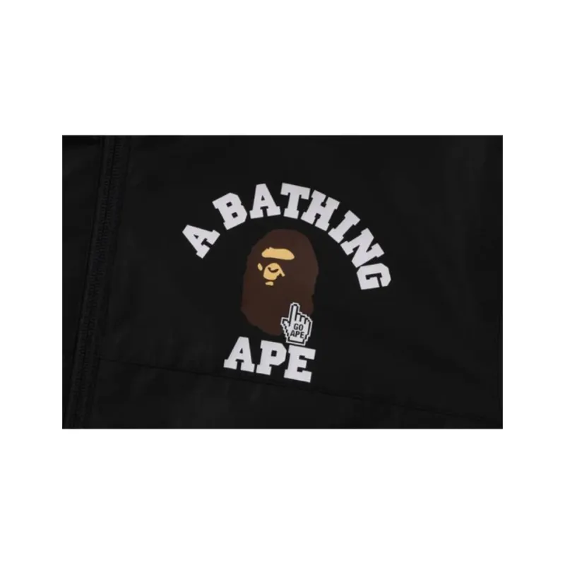 Bape Go Ape Pointer College Hoodie Jacket-2