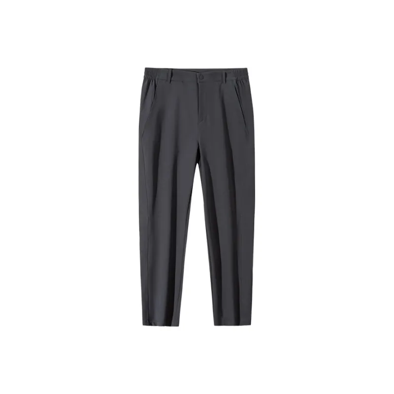 Anta Champion All-Weather Series Casual Pants Men's Wind Rush Gray-0