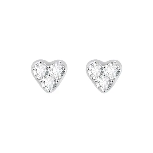 Daisy Dream 999 Fine Silver Stud Earrings Women's