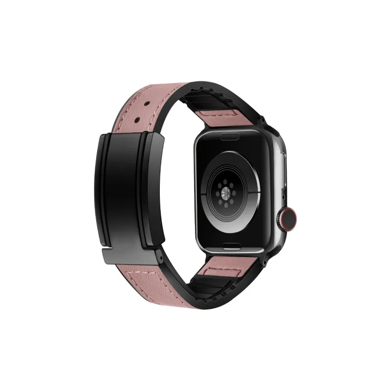 ZHENGGUANG Watch Band Apple Compatibility Genuine Leather Material-4
