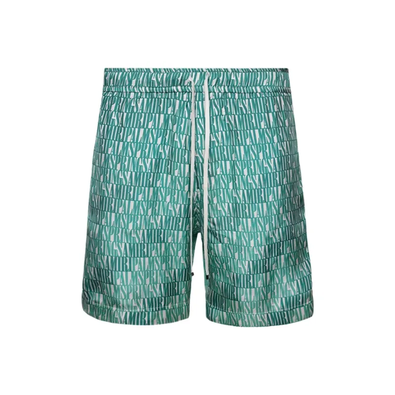 AMIRI X Palm Springs Silk Shorts-0