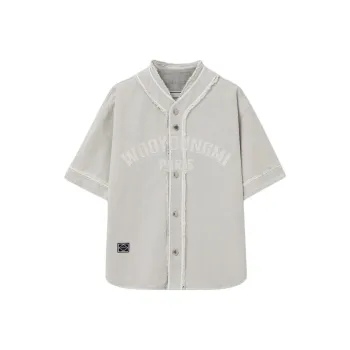 WOOYOUNGMI Shirts Men Gray