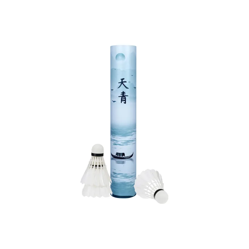 KUMPOO Azure 6 Pack 12 Pack Goose Feather Shuttlecocks-6