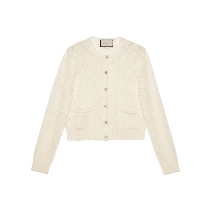 GUCCI Knitwear Women's Ivory White-0