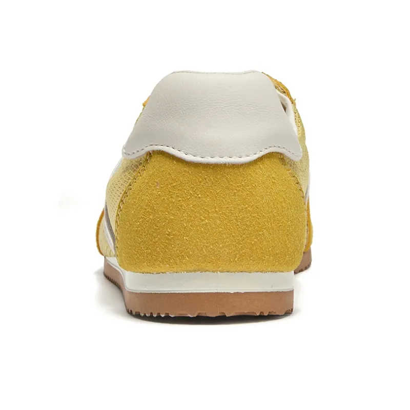 La Chapelle Slip Resistant, Abrasion Resistant, Breathable Low Top Casual Shoes Women's Yellow-4
