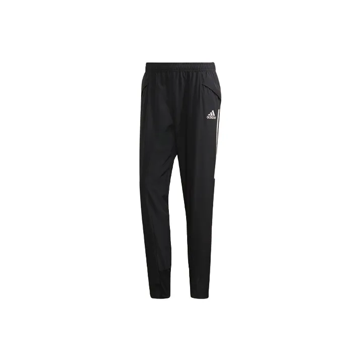 Adidas Knitted Sports Pants Men's Black-0