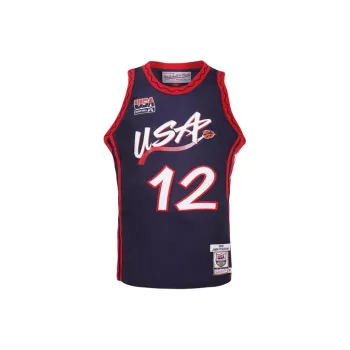 Mitchell & Ness Basketball Jersey Unisex Navy Blue