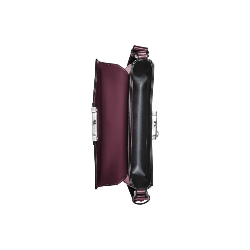 MONTBLANC Meisterstuck Full Grain Cow Leather Shoulder Bag Mini Women's Black Currant Color-4