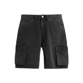 ZARA Denim Shorts Men Black