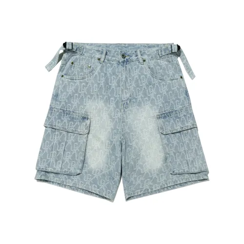 Guuka Denim Shorts Men Denim Blue