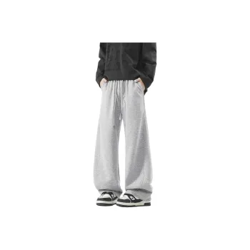 GROW DATE Casual Pants Unisex Black
