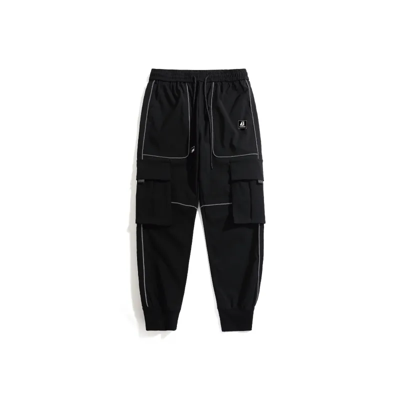 4T Casual Pants Unisex Black-0