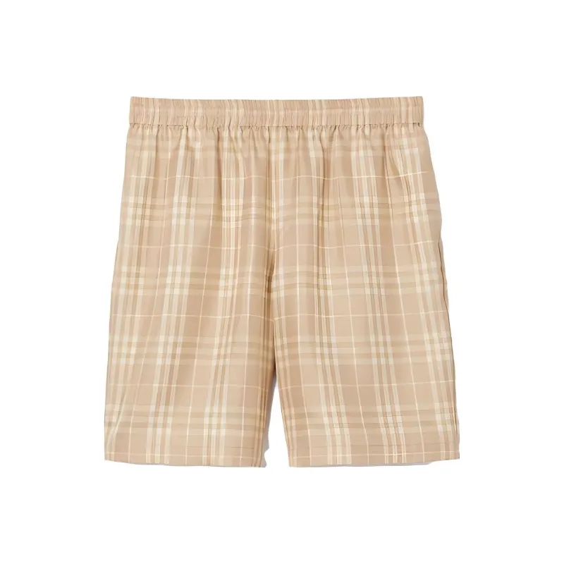 Burberry SS23 Casual Shorts Men's Soft Yellow Umber-0