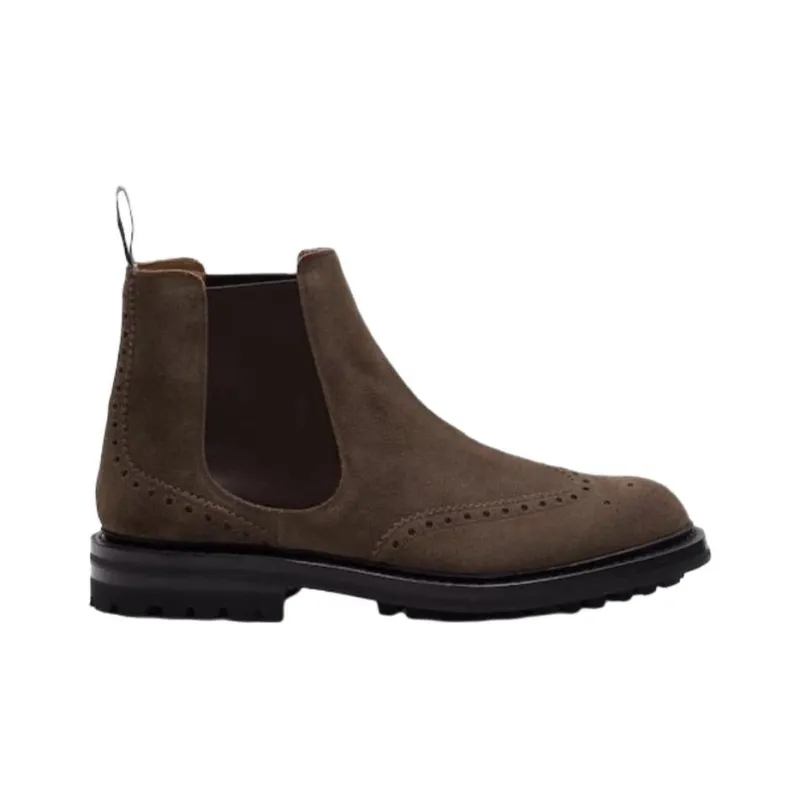 CHURCH'S Mcentyre Short Chelsea Boots Men's Brown-1