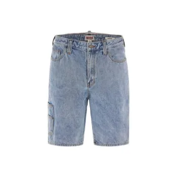GUESS Casual Shorts Men Light Blue