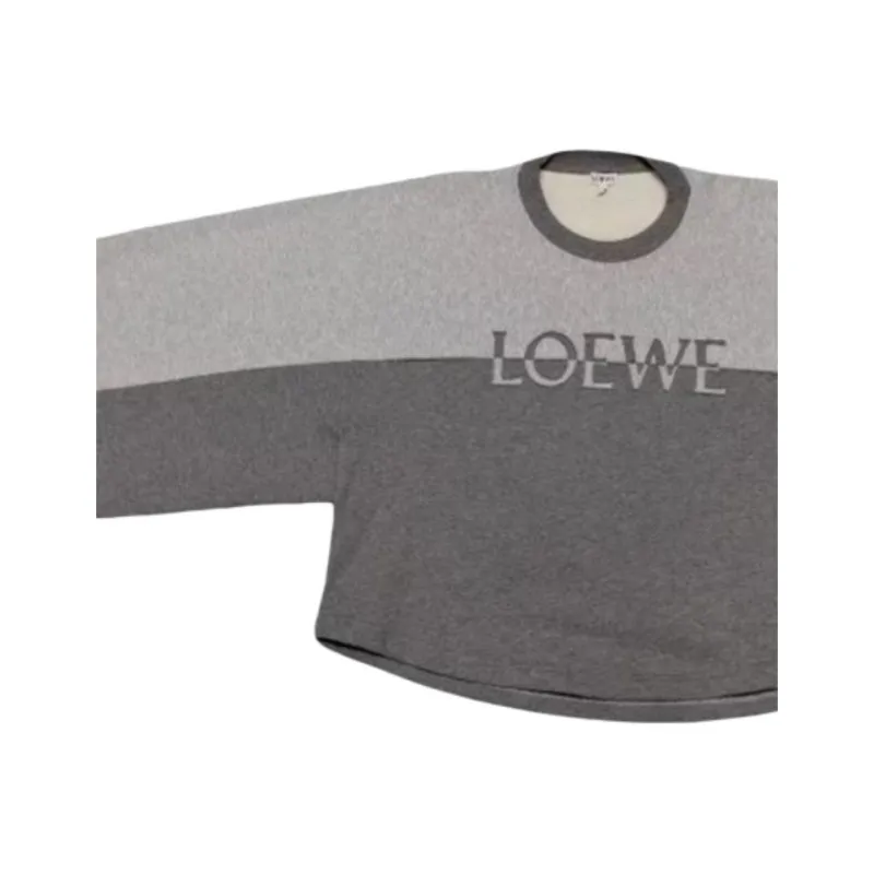 LOEWE Sweatshirt Women's Gray Black-2