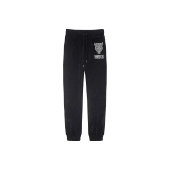 TCH Casual Pants Unisex Black With Silver Logo
